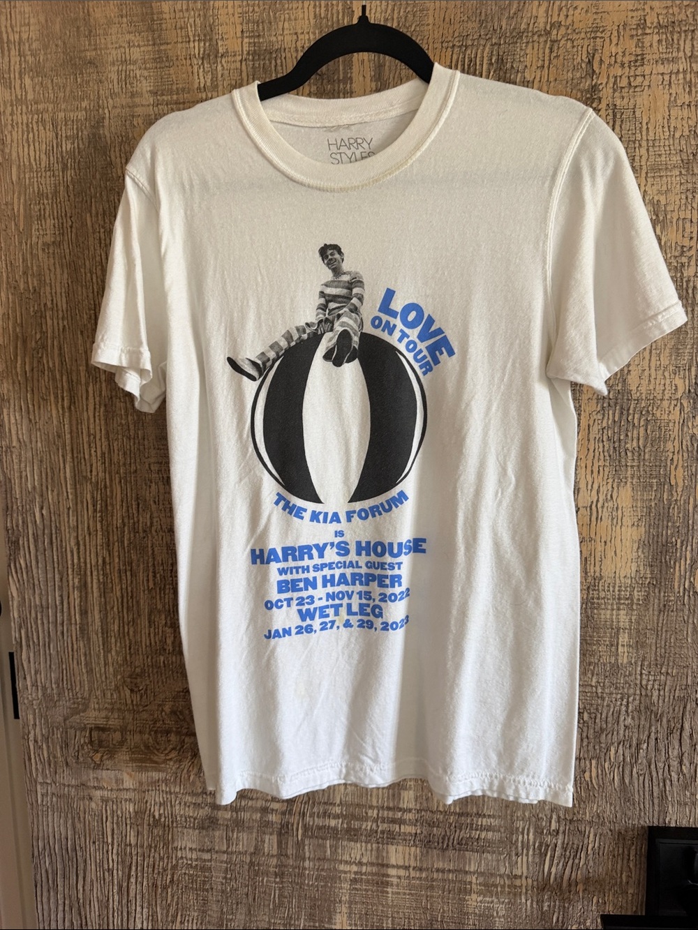 Harry Styles White 'Love On Tour' Graphic Tee